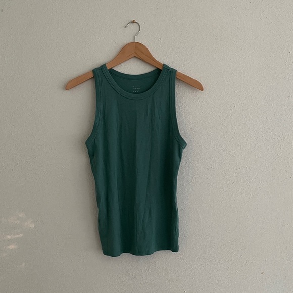 a new day Ribbed Tank Top Green - Picture 11 of 11